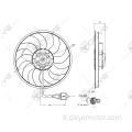 Ventilateur de radiateur de voiture pour CHEVROLET SAVIC